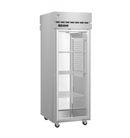 Hoshizaki  | 28" Wide 2 Glass Door Top Mount Pass-Thru Refrigerator - PT1A-FG-FG
