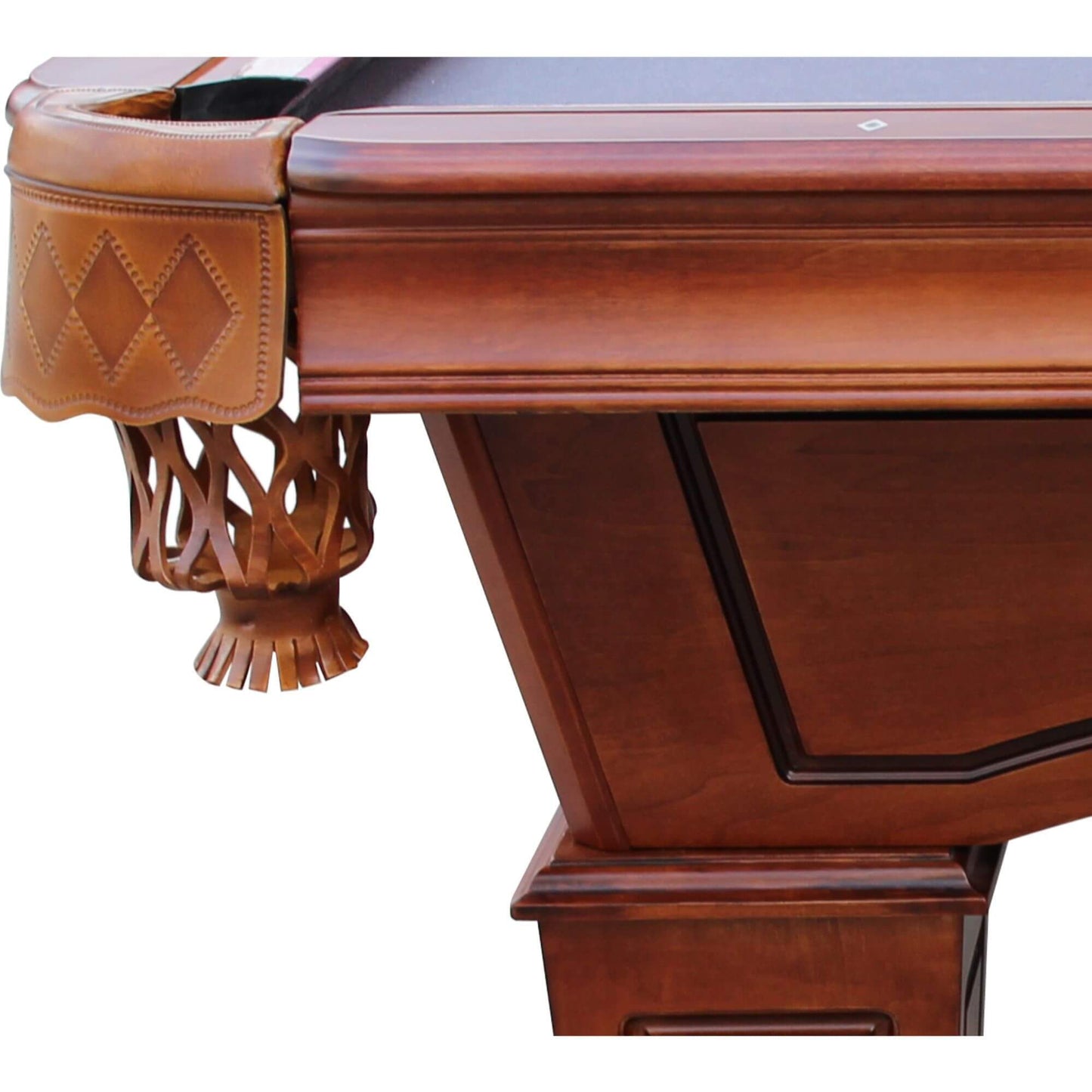 Playcraft St. Lawrence 8' Slate Pool Table with Drop Pockets - PTSLRCHT08
