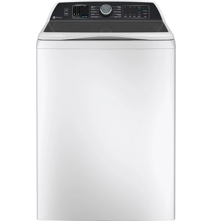 GE Appliances  5.3 cu. ft. Capacity Washer with Smarter Wash Technology and FlexDispense White  - PTW705BSTWS