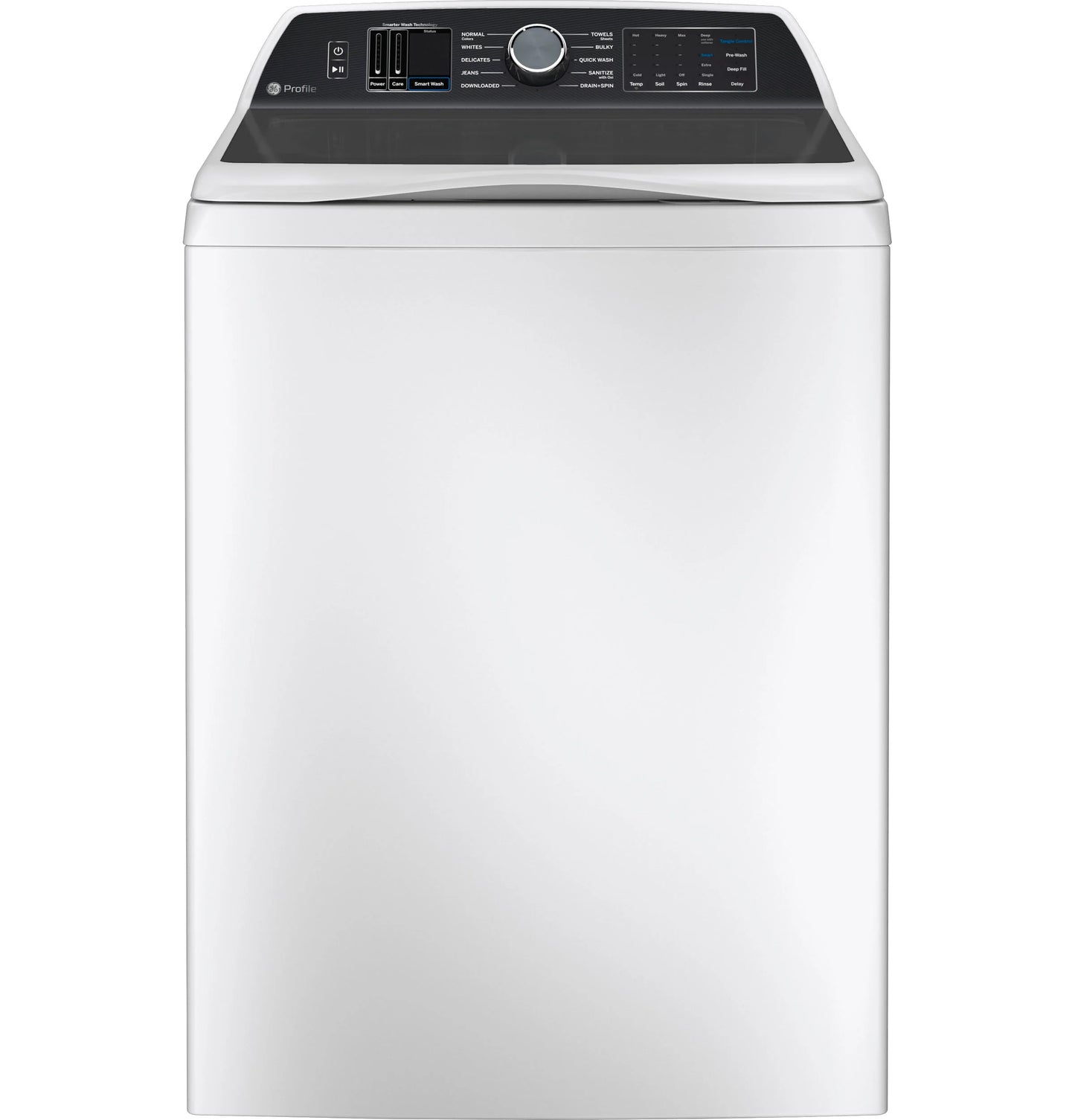 GE Appliances  5.3 cu. ft. Capacity Washer with Smarter Wash Technology and FlexDispense White  - PTW705BSTWS