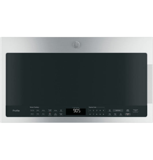 GE Appliances  2.1 Cu. Ft. Over-the-Range Sensor Microwave Oven Stainless Steel - PVM9005SJSS