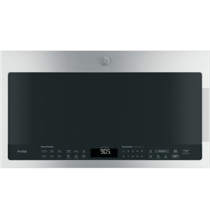 GE Appliances  2.1 Cu. Ft. Over-the-Range Sensor Microwave Oven Stainless Steel - PVM9005SJSS