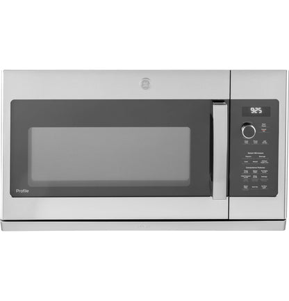 GE Appliances  2.2 Cu. Ft. Over-the-Range Sensor Microwave Oven with Extendable Slide-Out Vent Stainless Steel - PVM9225SRSS