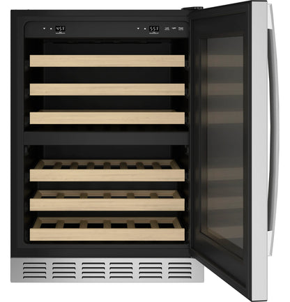 GE Profile PWS06DSPSS 44-Bottle Dual Zone Wine Cooler Stainless Steel