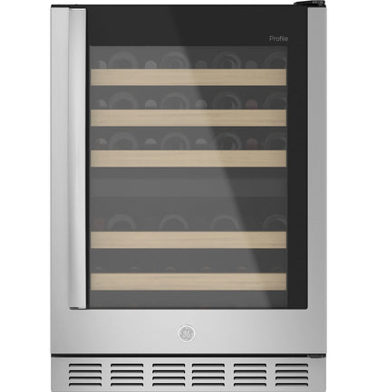 GE Profile PWS06DSPSS 44-Bottle Dual Zone Wine Cooler Stainless Steel