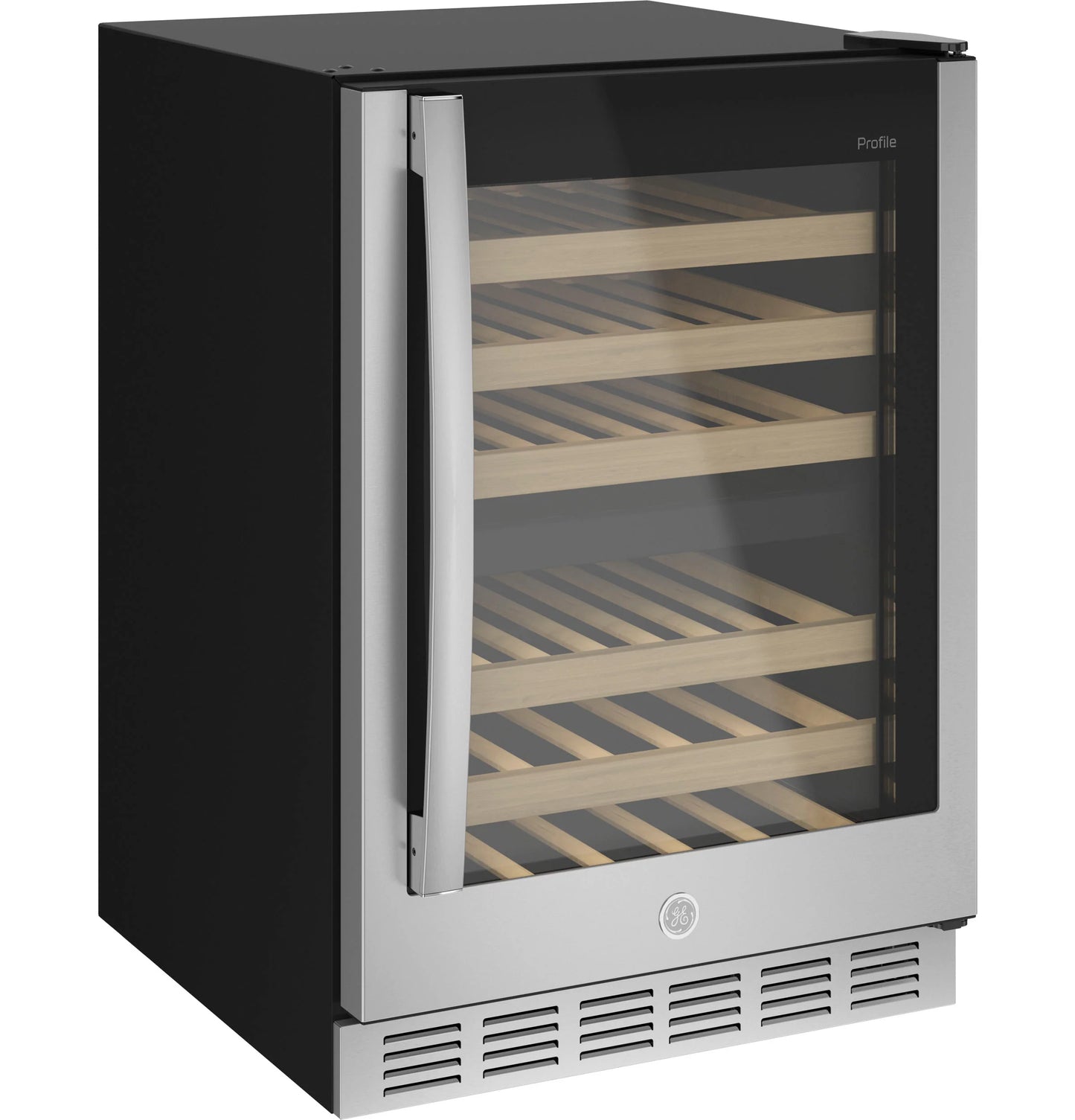 GE Profile PWS06DSPSS 44-Bottle Dual Zone Wine Cooler Stainless Steel