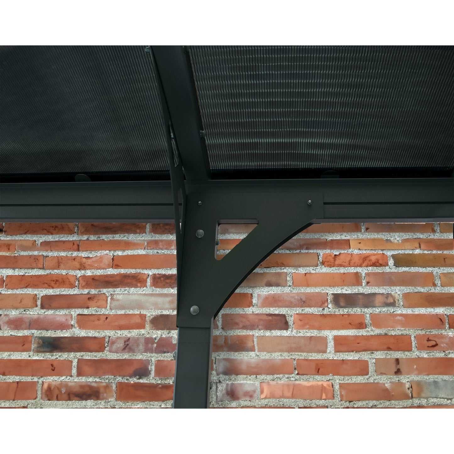 Palram - Canopia | 10x16 ft Vitoria 5000 Polycarbonate Carport  - Gray/Gray - HG9130