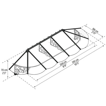 Palram - Canopia | Lily Door Awning - HG9575