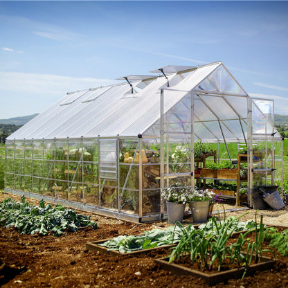 Palram - Canopia | Balance Greenhouse Kit With Clear 0.8mm Polycarbonate Glazing - HG6108G