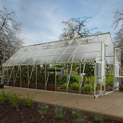 Palram - Canopia | Balance Greenhouse Kit With Clear 0.8mm Polycarbonate Glazing - HG6108G