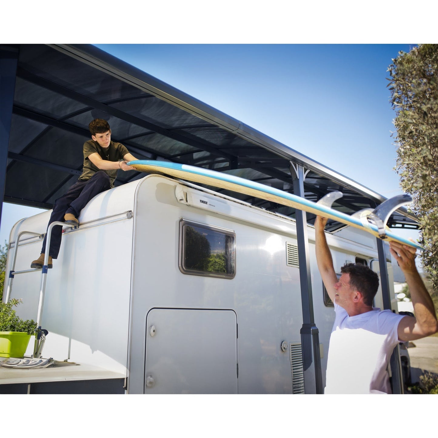 Palram - Canopia | Arcadia Alpine RV Carport 12x42x11.5 ft - HG9129