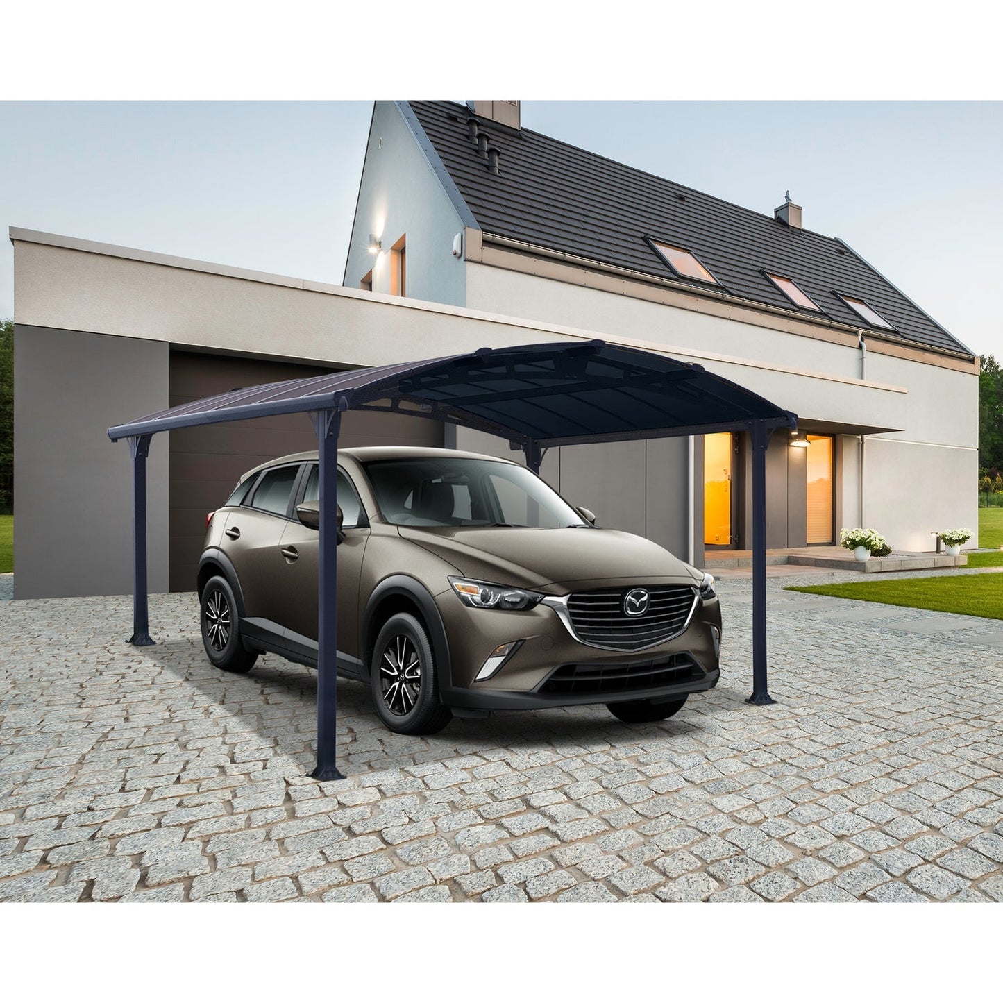 Palram - Canopia | Arcadia 5000 Carport 12x14x8 ft - HG9115