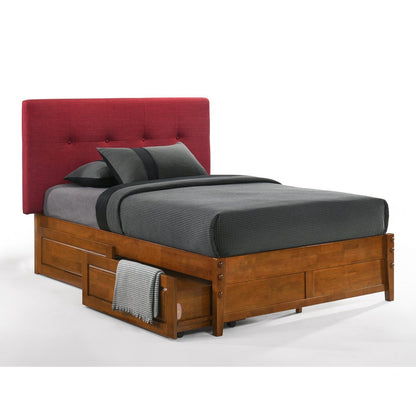 Night and Day Furniture Paprika Complete Bed (Dual Series) (P-Series)