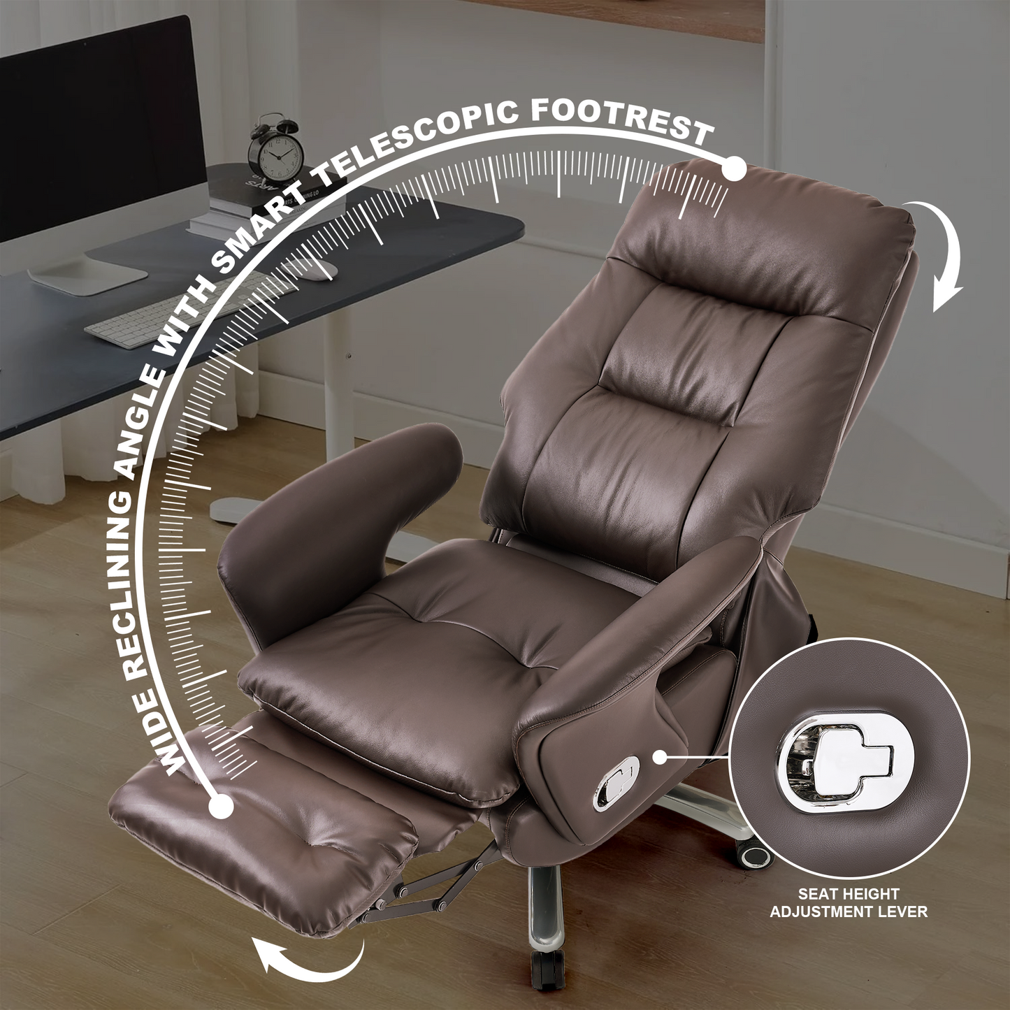 Kinnls Pelle Massage Executive Chair - GF6A19MCHV5