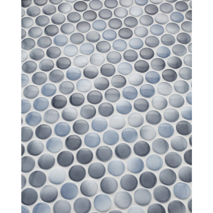 PennyRoundCloudyPorcelainMosaicTile