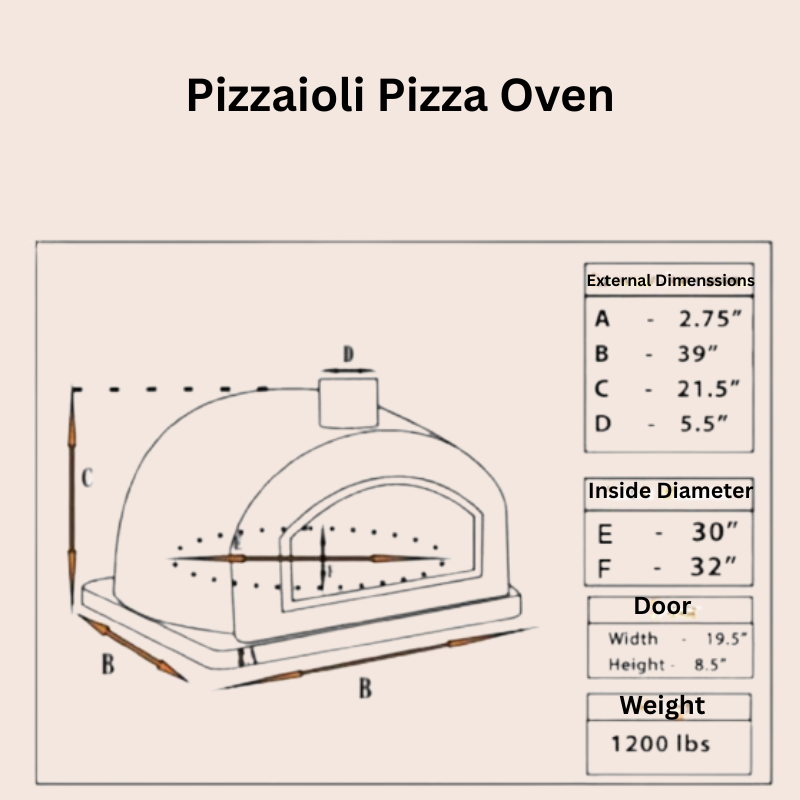 PizzaioliPizzaOven_Dimenssions