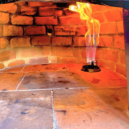 PizzaioliRusticPremiumHybridPizzaOvenonfirecloseup