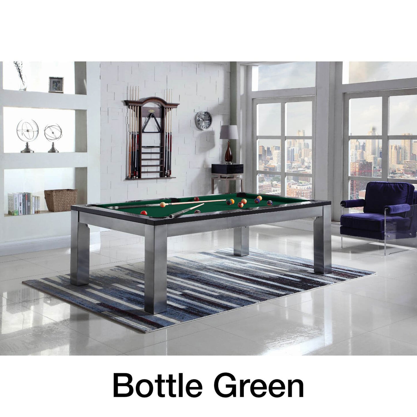 Playcraft Monaco Slate Pool Table with Dining Top - PTMONBOS07