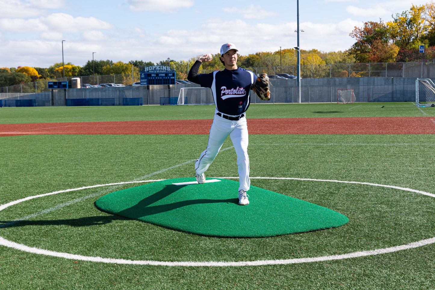 Portolite 8" One-Piece Game Mound - 8125GREEN1PC