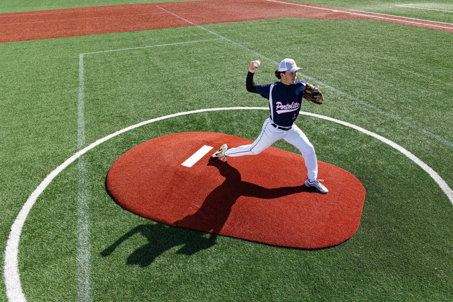 Portolite 10" Two-Piece Game Mound - 9550GREEN2PC