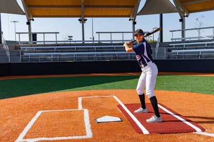 Portolite Half Batters Mat - HLFB37RED