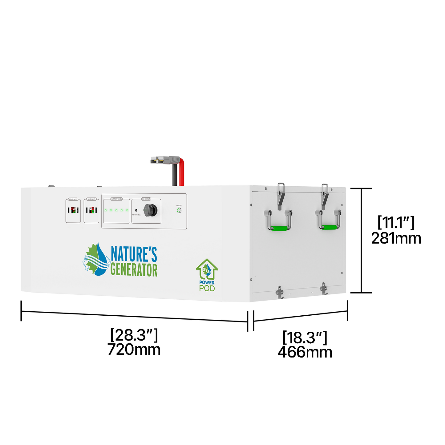 Nature's Generator  Gen 2 Solar Generator and Transfer Switch - NGPHAUP