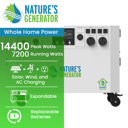 Nature's Generator  Powerhouse Gen 2 Whole Home Generator - NGPH72