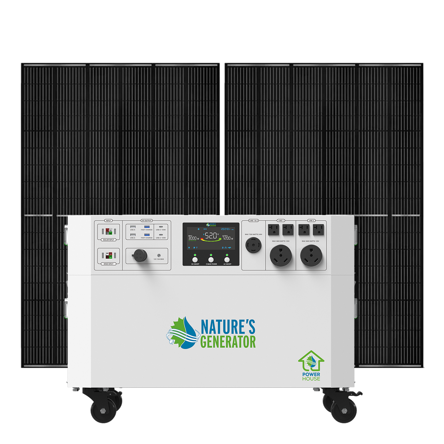 Nature's Generator  Gen 2 Whole Home Solar Generator - NGPHAU