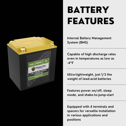 1991 BMW K75S Lithium Battery Replacement YTX30L-BS LiFePO4 For Motorcyle