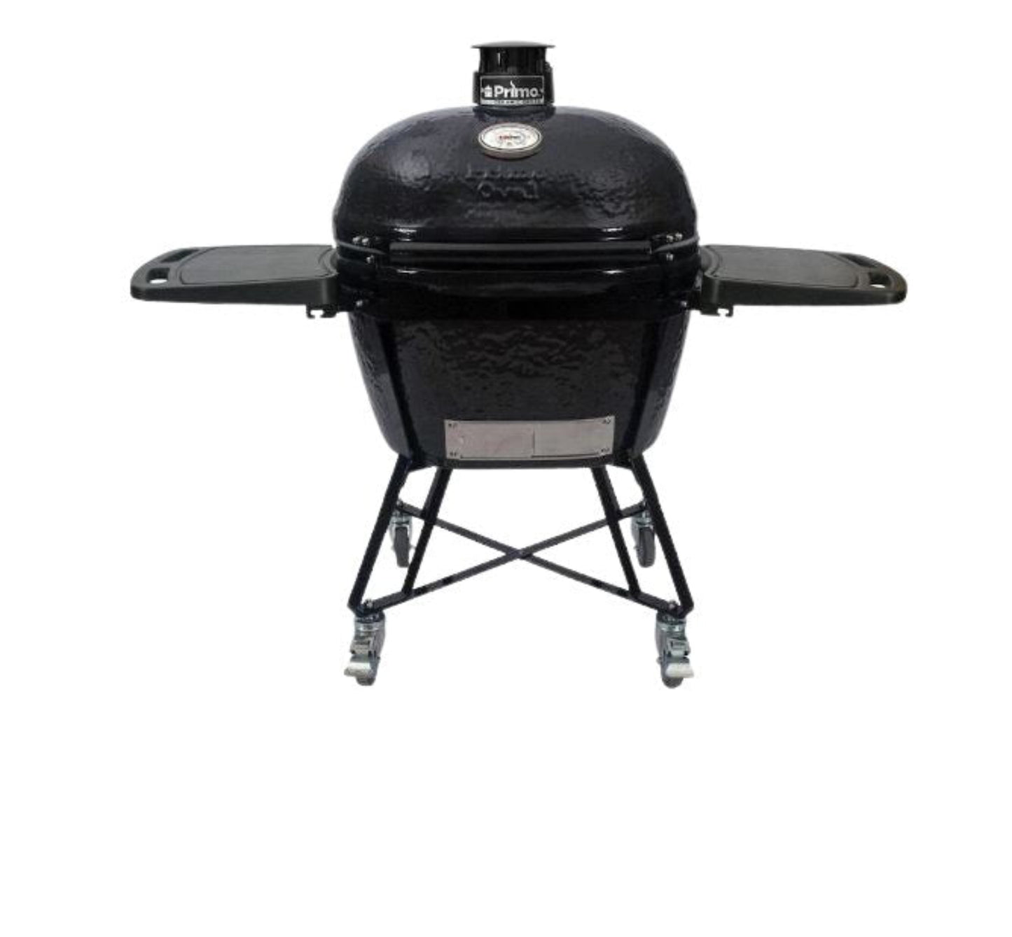 Primo Grills  Oval XL Charcoal All-In-One (Heavy-Duty Stand, Side Shelves, Ash Tool and Grate Lifter) - PGCXLC