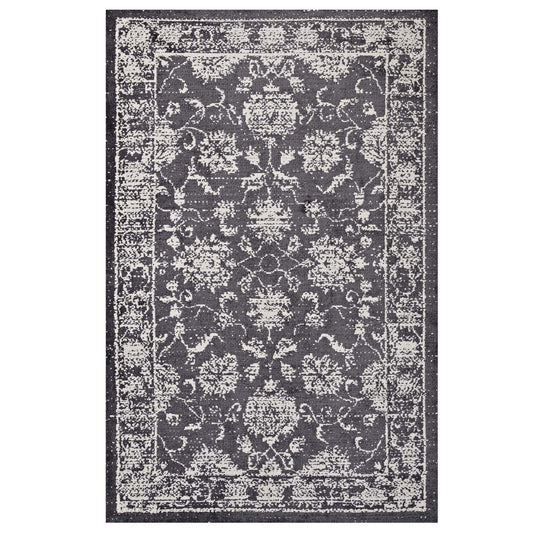 Modway furniture Kazia Distressed Floral Lattice 8x10 Area Rug - R-1020A-810