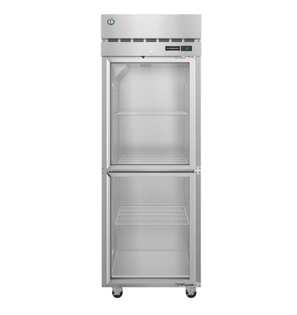 Hoshizaki 28" Wide 2 Glass Door Top Mount Reach-In Refrigerator - R1A-HG