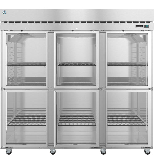Hoshizaki R3A-HG | 83" Wide 6 Glass Door Top Mount Reach-In Refrigerator - R3A-HG