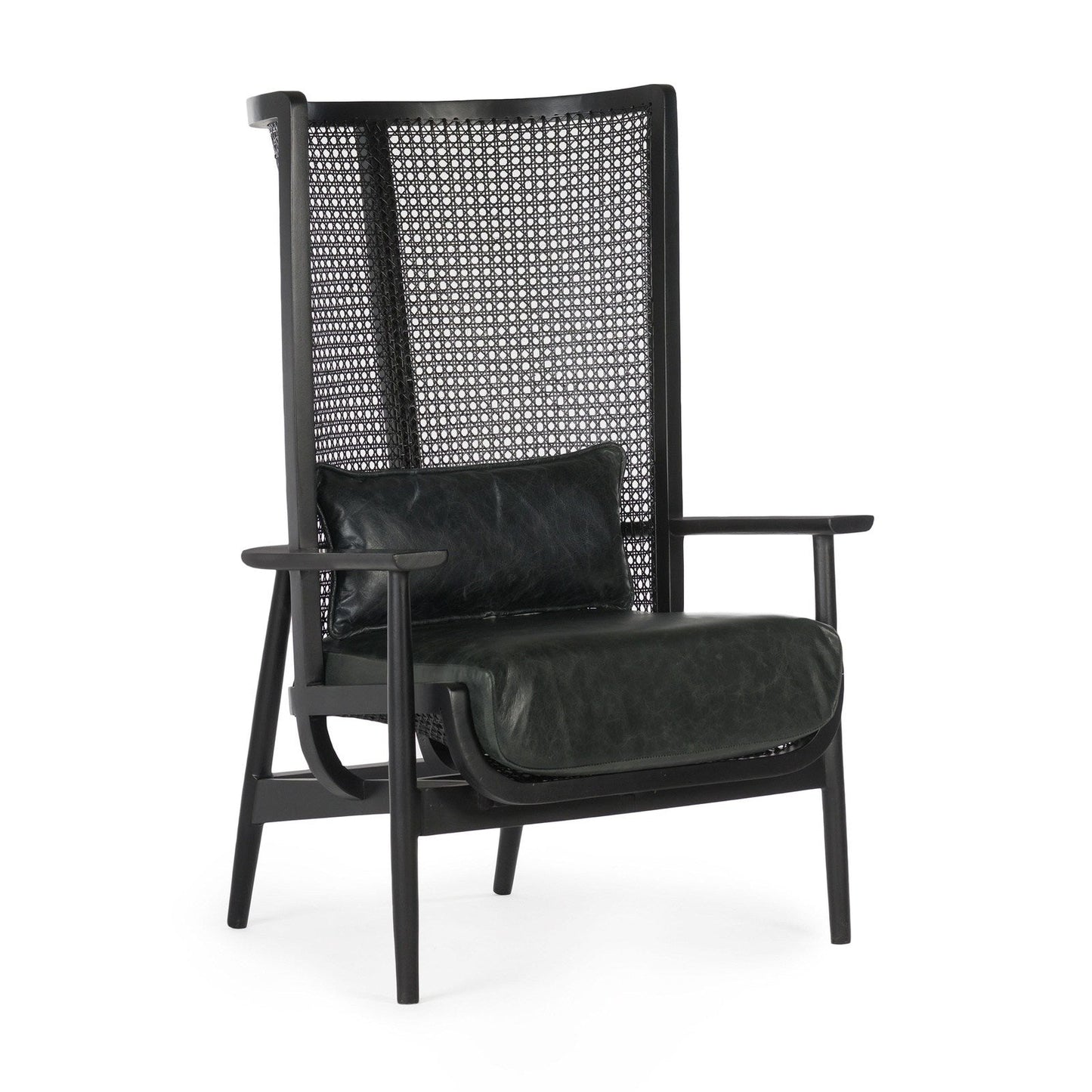 Union Home Wingman Lounge Chair - Black  - LVR00206