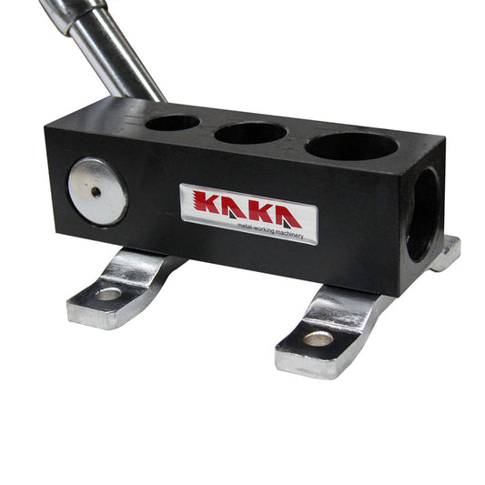 KAKA Industrial RA-2 Manual Pipe Notcher, 3/4”, 1”, 1-1/4” (Inside diameter) Notcher Capacity, Light Weight, 90 Degree High Precision Steel Tube Notcher, Steel Tube and Pipe Notcher - 176204