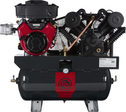 Chicago Pneumatic RCP-C1630G Air Compressor 16HP 30 Gal. Two Stage Gas Iron Series New - 8090300982