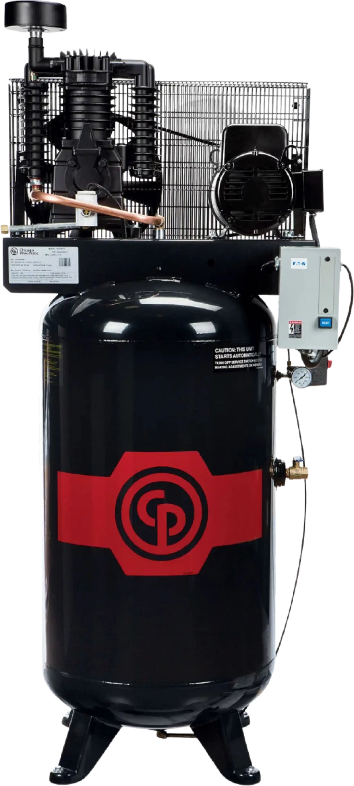 Chicago Pneumatic RCP-C7581VS Air Compressor 7.5HP 80 Gal. Two Stage Single-Phase 208-230V Iron Series New - 8090253017