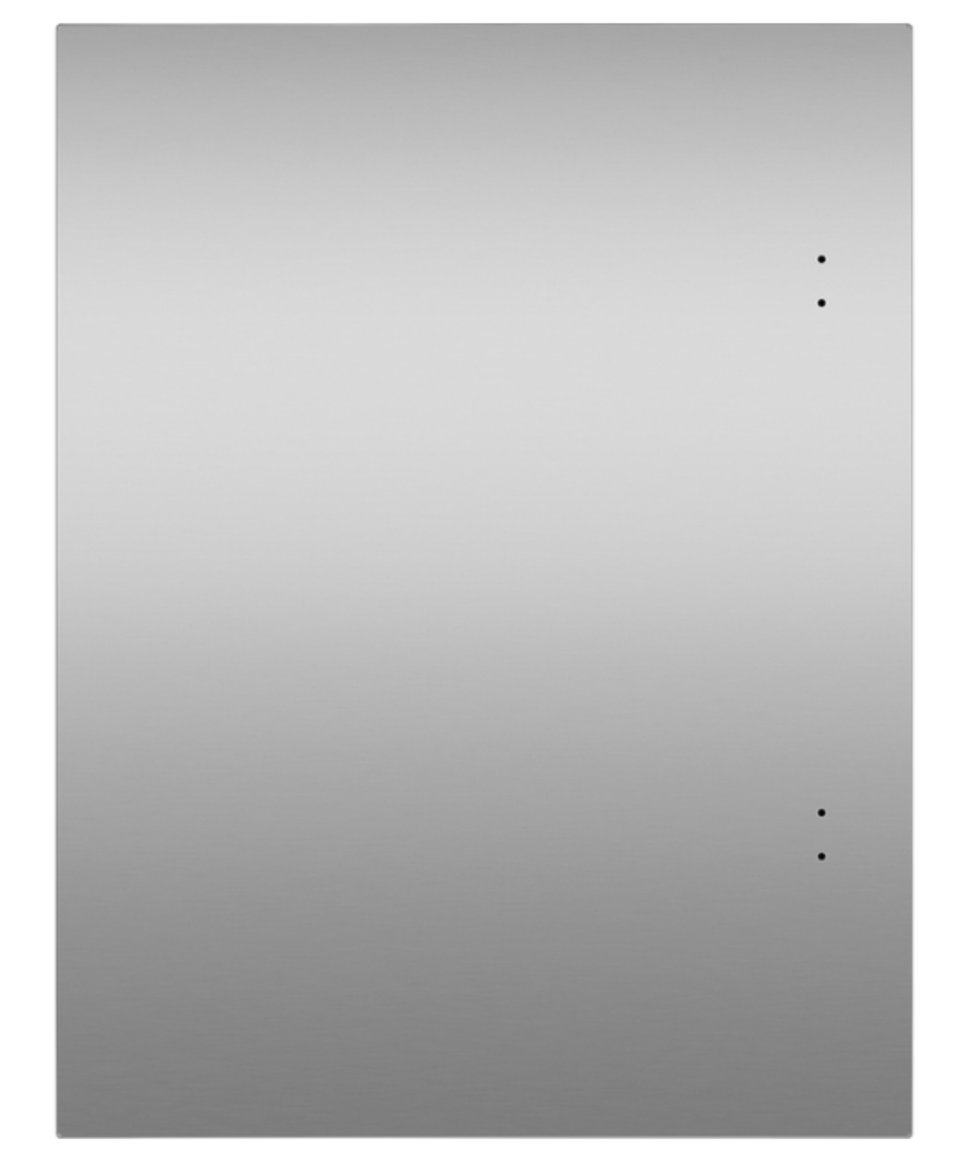 Fisher Paykel Solid Stainless Left-Hinge Door Panel for Integrated Undercounter Wine & Beverage, 60cm Other - RD2435L