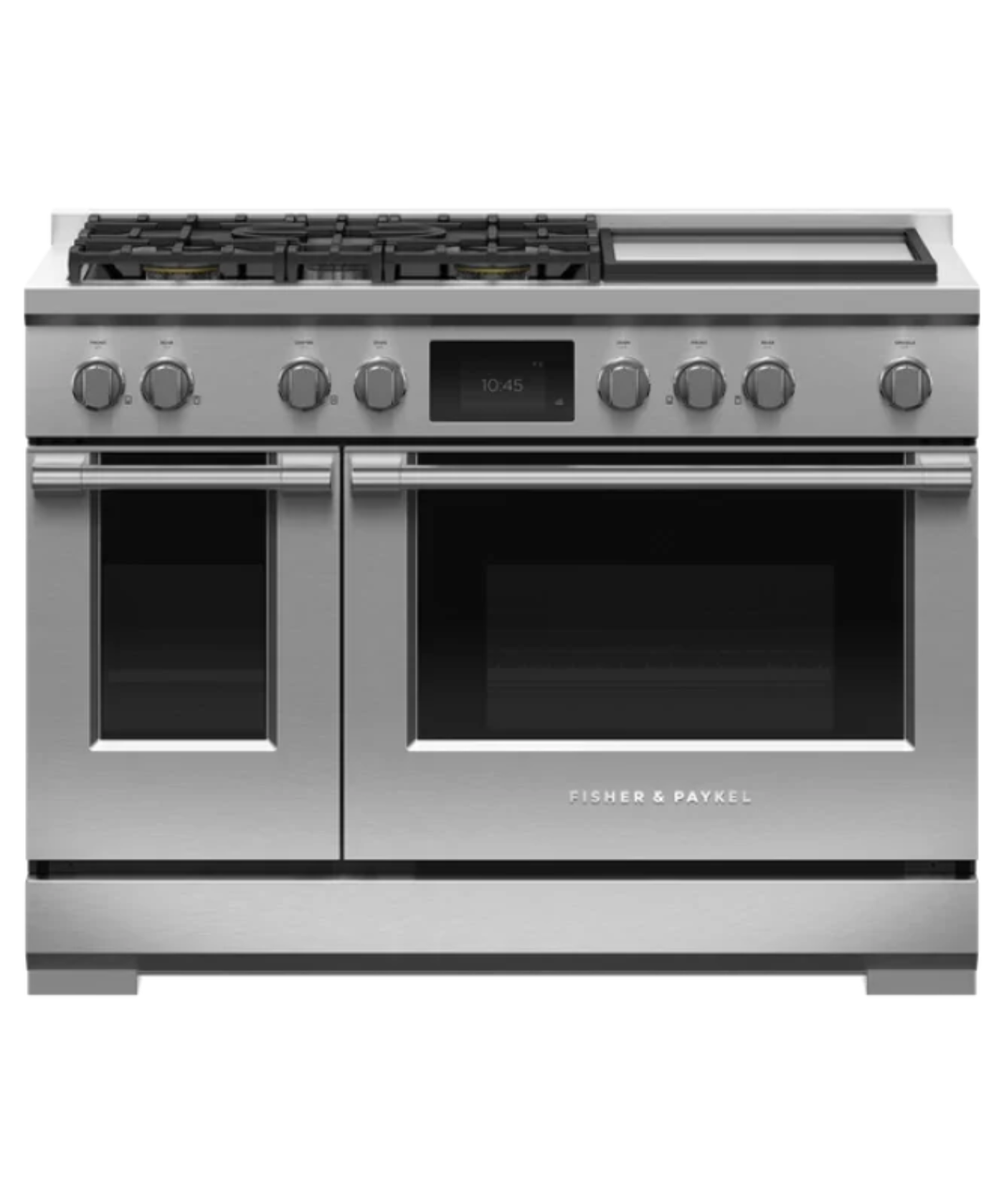 Fisher Paykel Dual Fuel Range, 48", 5 Burners with Griddle, Self-cleaning, LPG Other - RDV3485GDL