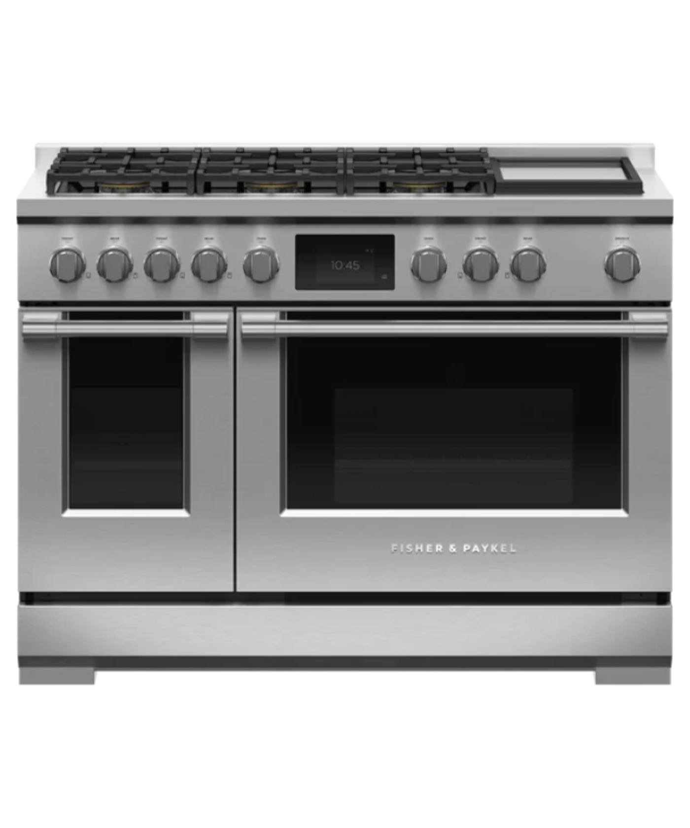 Fisher Paykel Dual Fuel Range, 48", 6 Burners with Griddle Other - RDV3486GDL