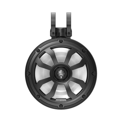 Diamond Audio 10" 2-Way Marine Tower Speaker w/Titanium Dome Tweeter (Black) - POD10F4B