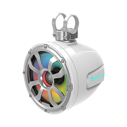 Diamond Audio 10" 2-Way Marine Tower Speaker w/Titanium Dome Tweeter (White) - POD10F4W