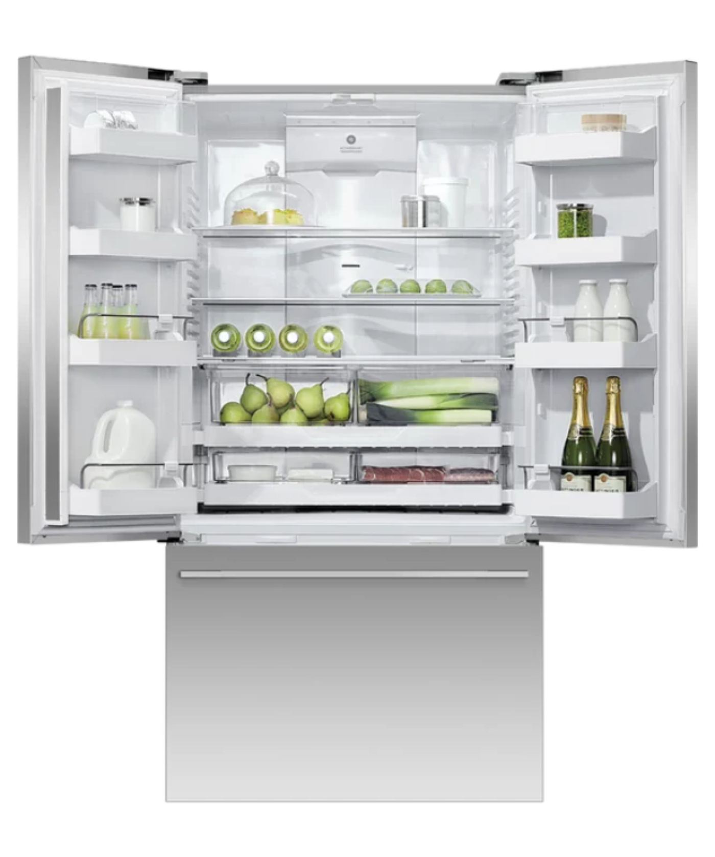 Fisher Paykel 20.1 cu ft Series 7 French Door Freezer, Ice & Water Stainless Steel - RF201ADUSX5N