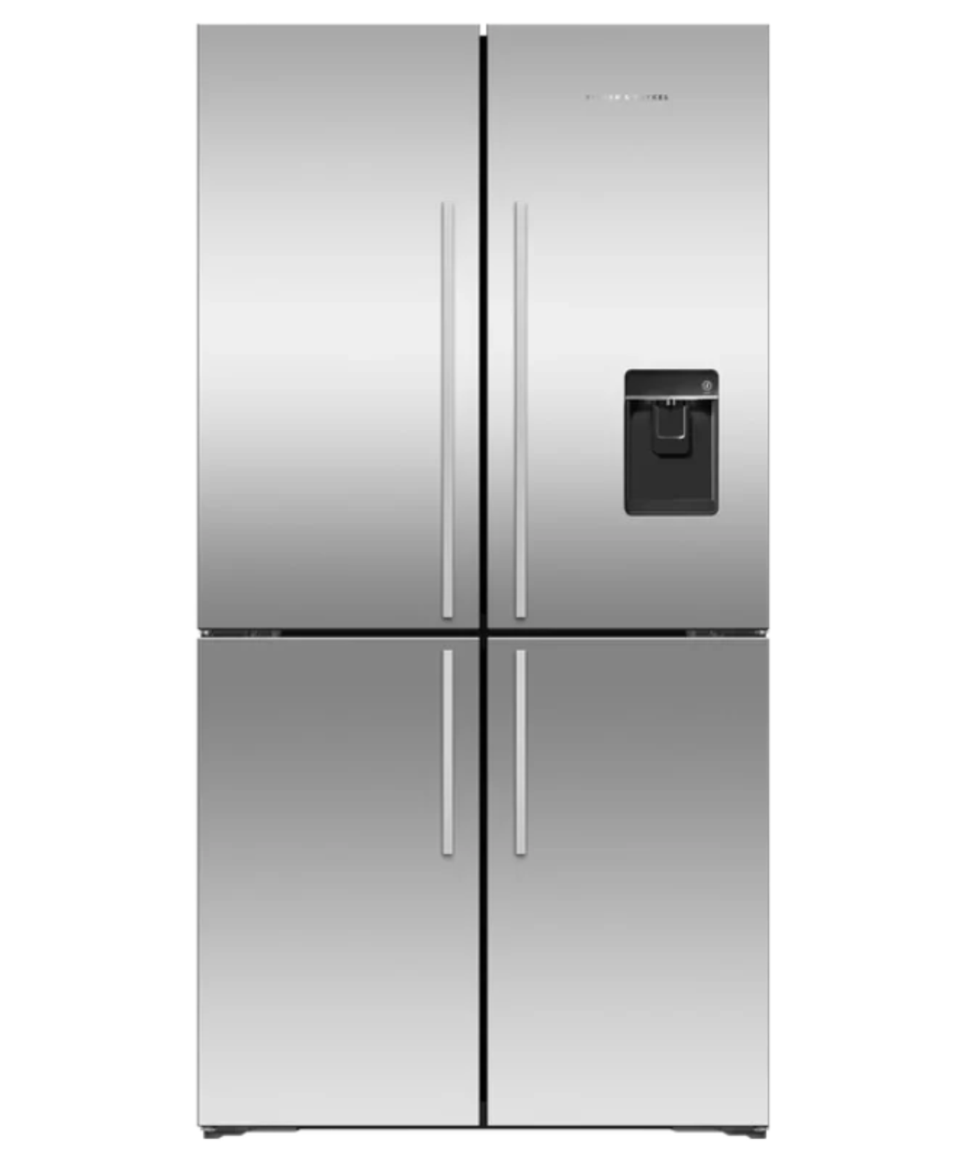 Fisher Paykel 18.9 cu ft Series 7 Quad Door Refrigerator Freezer, Ice & Water Stainless Steel - RF203QDUVX1