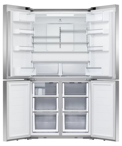 Fisher Paykel 18.9 cu ft Series 7 Quad Door Refrigerator Freezer, Ice & Water Stainless Steel - RF203QDUVX1
