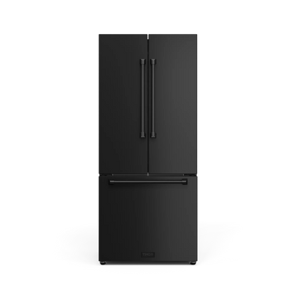 Thor Kitchen 30 Inch 17.5 cu ft French Door Counter Depth Refrigerator with Ice Maker | Gordon Ramsay Series - RF3017FFD00