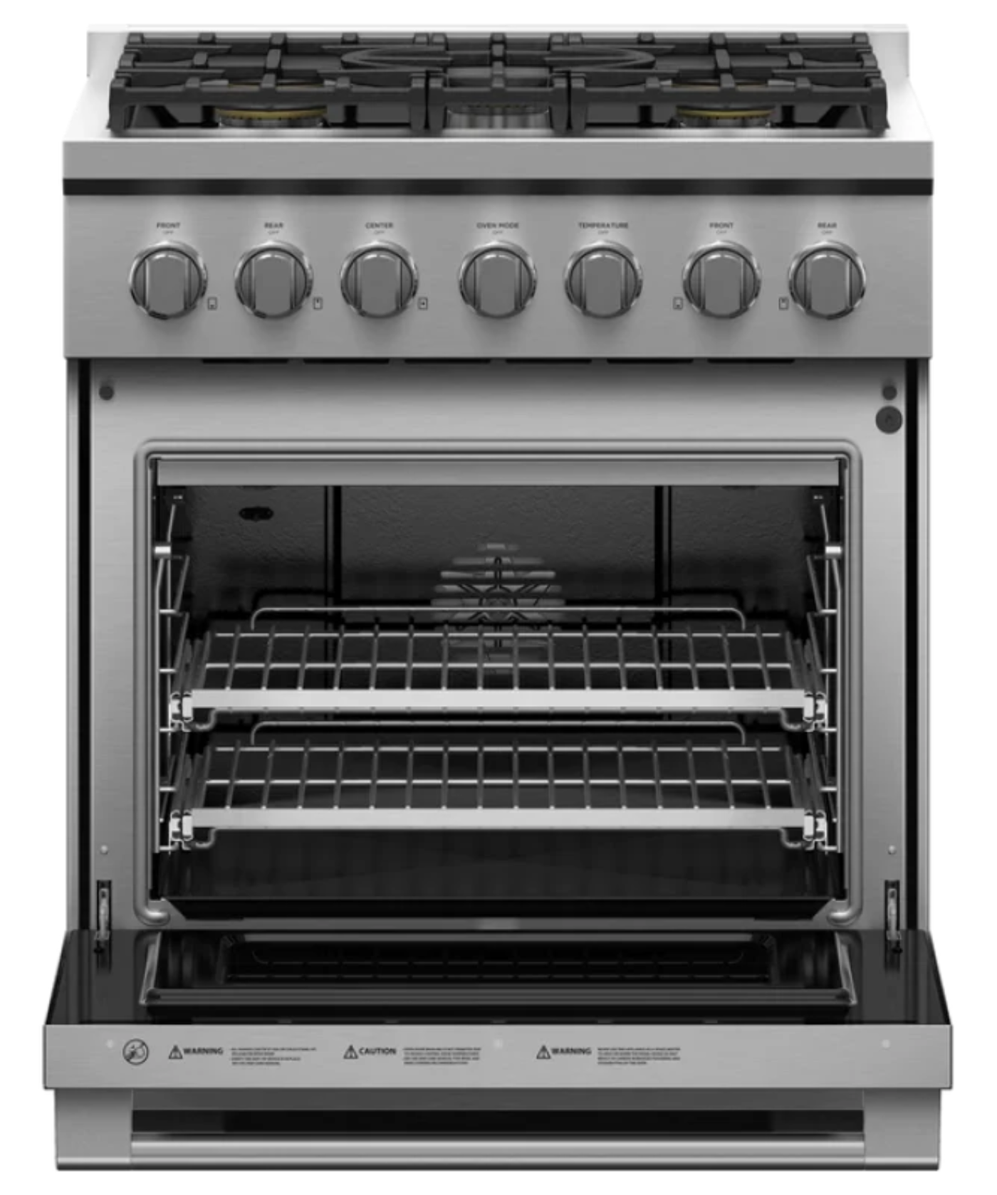 Fisher Paykel 30" Series 7 Professional 5 Burner Gas Range, Natural Gas Stainless Steel - RGV3305N