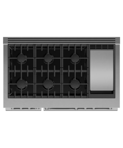 Fisher Paykel Gas Range, 48", 6 Burners with Griddle Other - RGV3486GDL