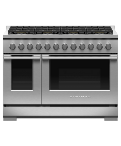 Fisher Paykel Gas Range, 48", 8 Burners Stainless Steel - RGV3488N