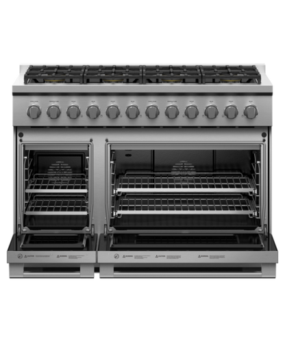 Fisher Paykel Gas Range, 48", 8 Burners Stainless Steel - RGV3488N